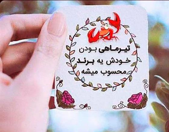 متن من تیر ماهی ام تولدم مبارک